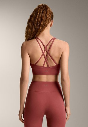 COMFORTLUX MEDIUM SUPPORT WITH CUPS - Brassières de sport à maintien normal - mottled light brown