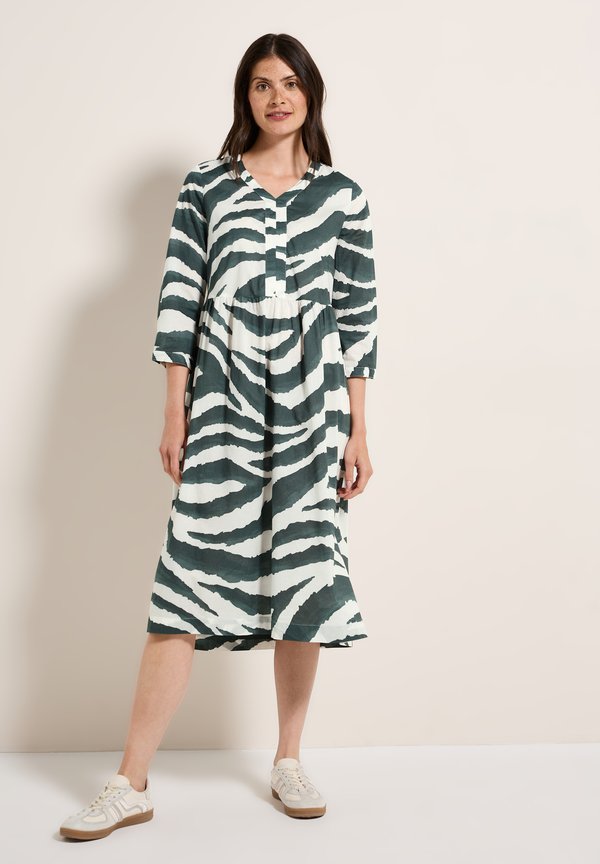 GEMUSTERTES - Freizeitkleid - grün