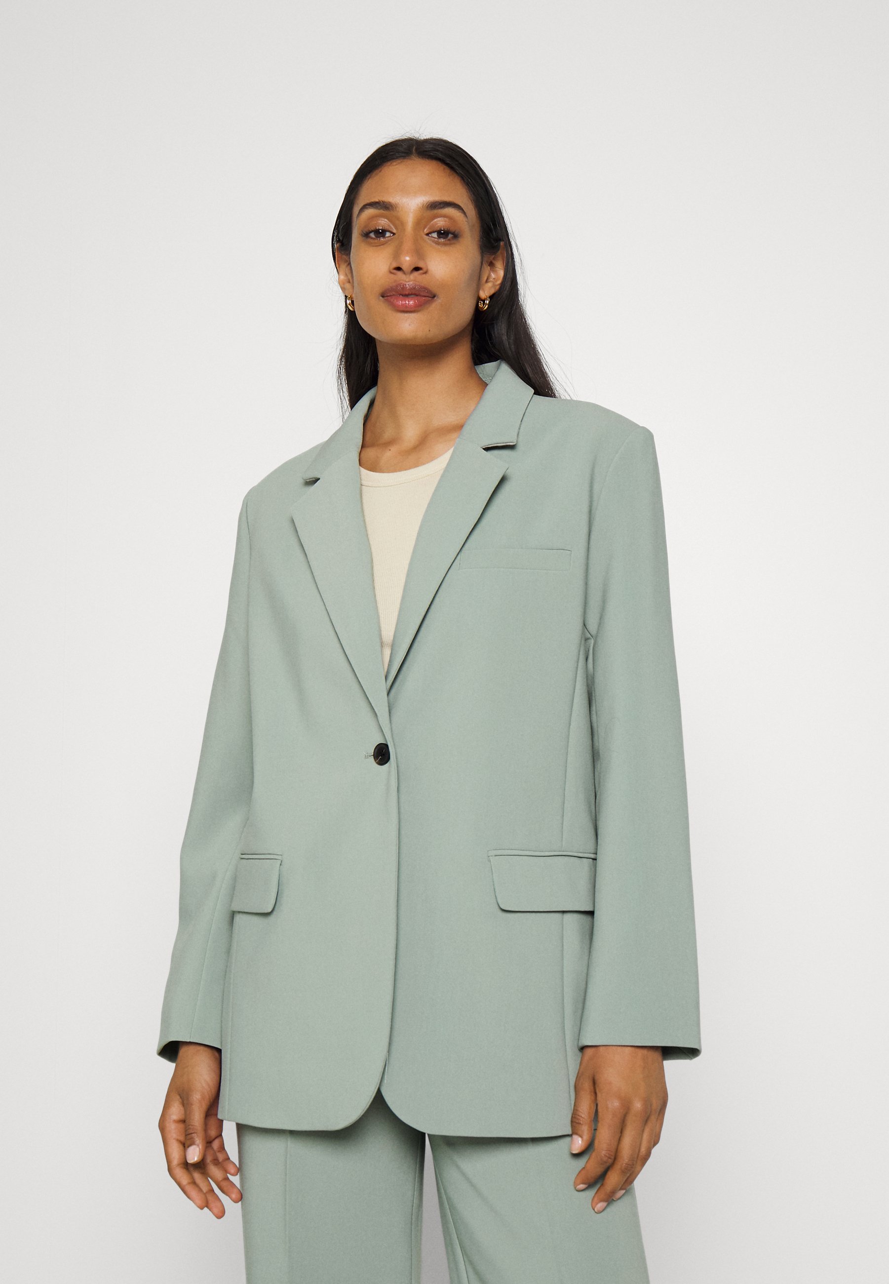 Modström Gale Short Coat Sage, Women's, Size: Large, Light Green