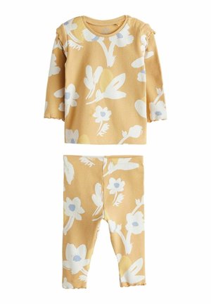 SET - Maglietta a manica lunga - ochre yellow floral