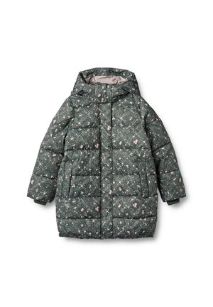 YRSA - Winter coat - forest lake checked flowers