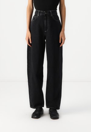 American Vintage YOPDAY - Jean boyfriend - black vintage