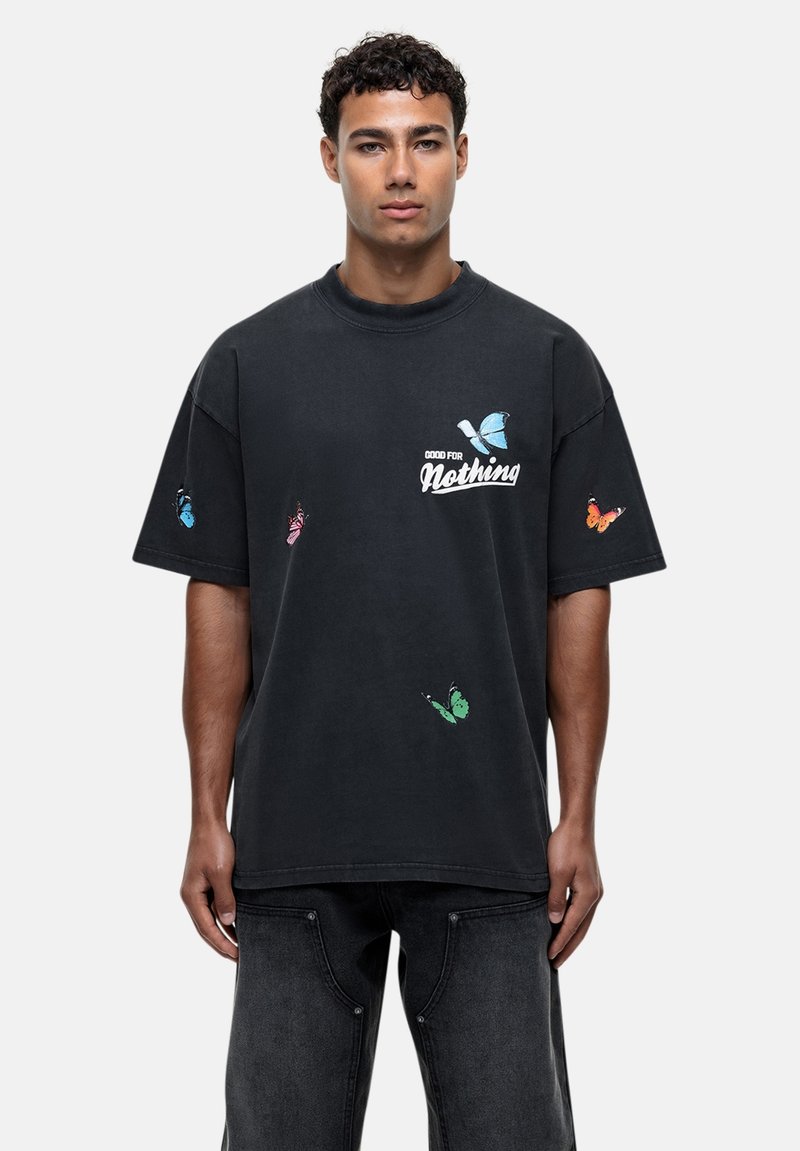 Good For Nothing T-shirt print zwart