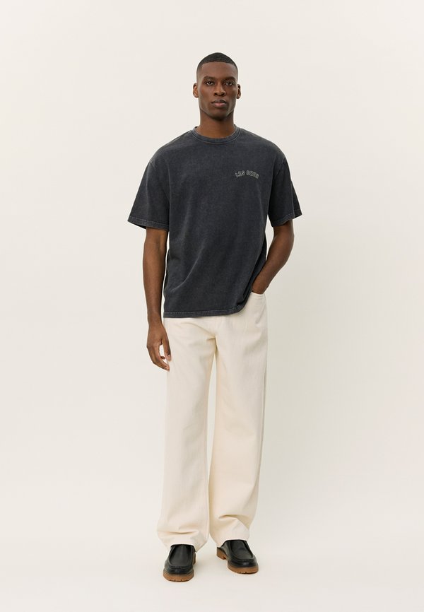 BRETT WASHED - Basic T-shirt - licorice