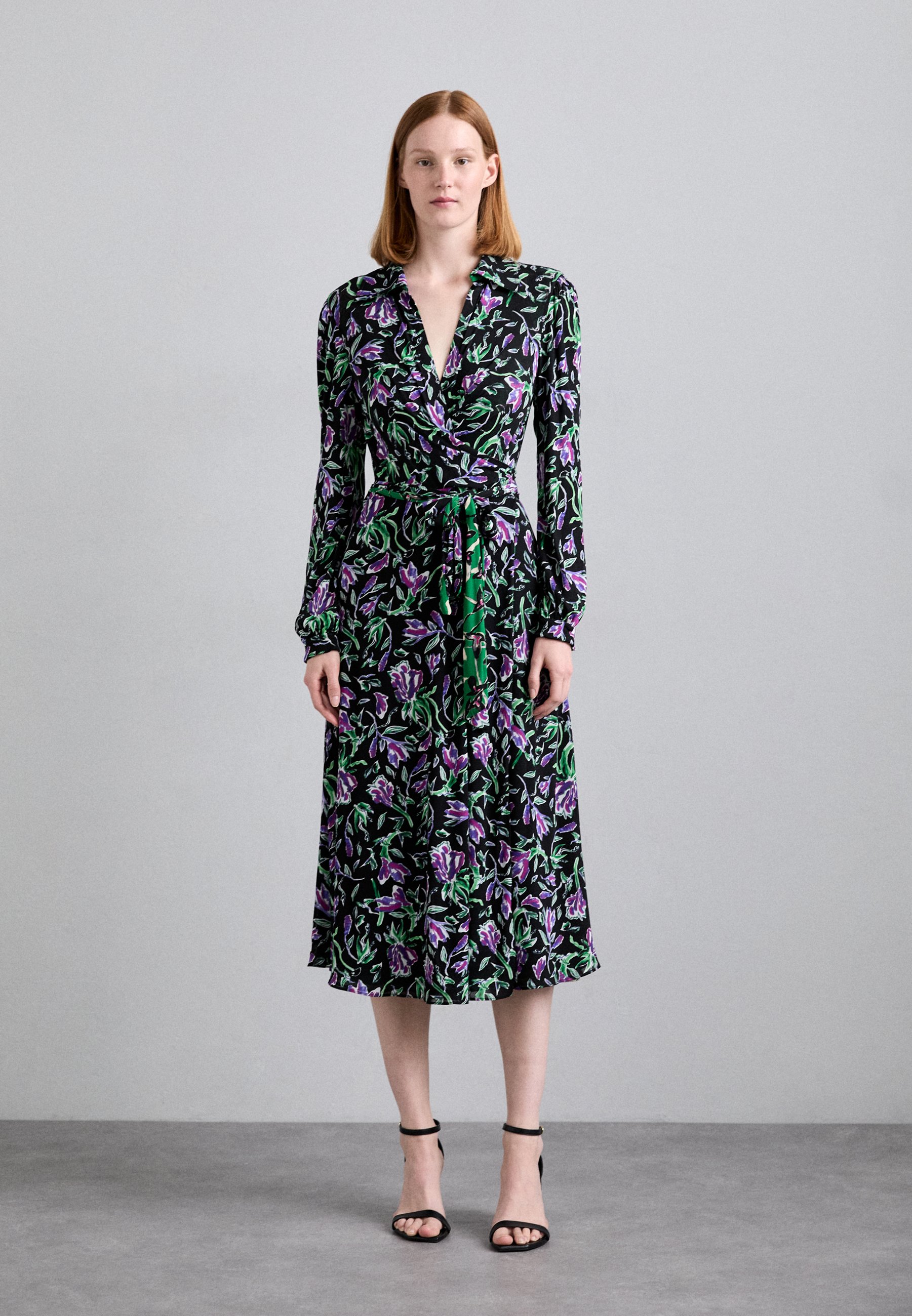Diane von Furstenberg PHOENIX REVERSIBLE DRESS Jurk green