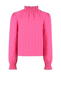 Shoeby CRINKLE CHECK TOP - Camicetta - pink