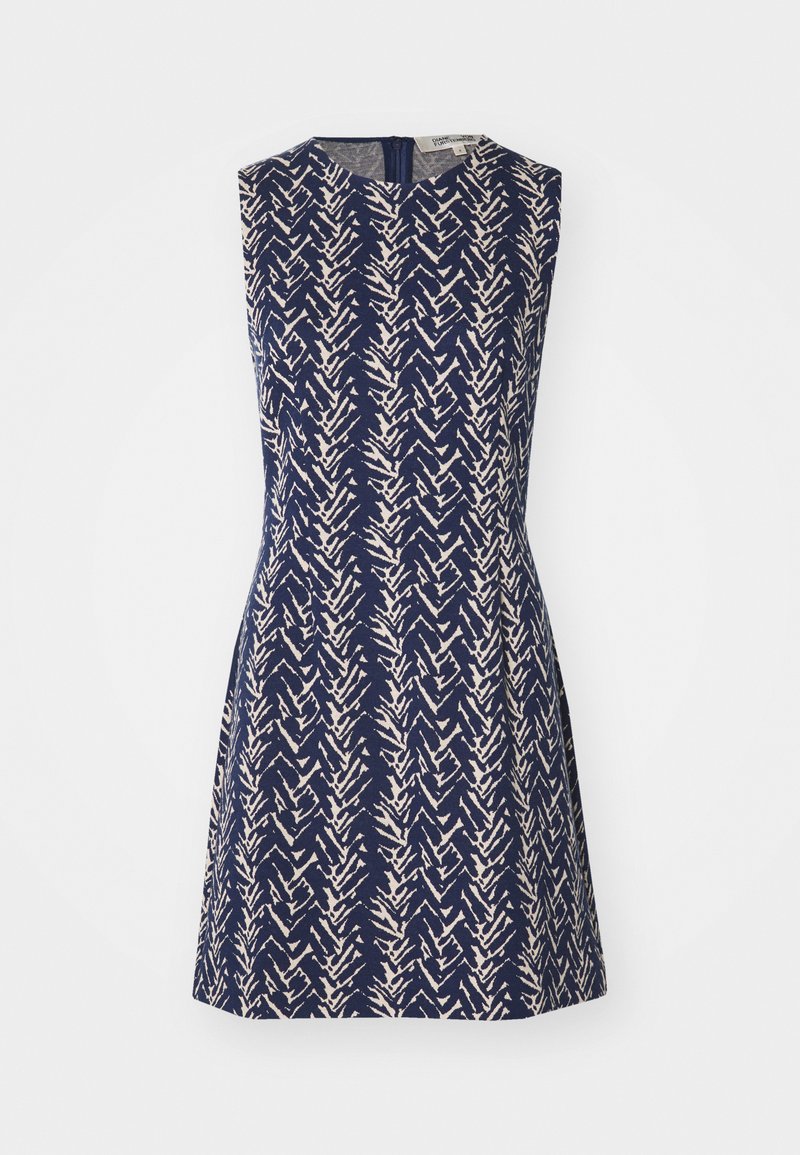 Diane von Furstenberg Gebreide jurk blauw
