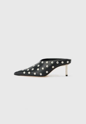 KELSEY - Heeled mules - black