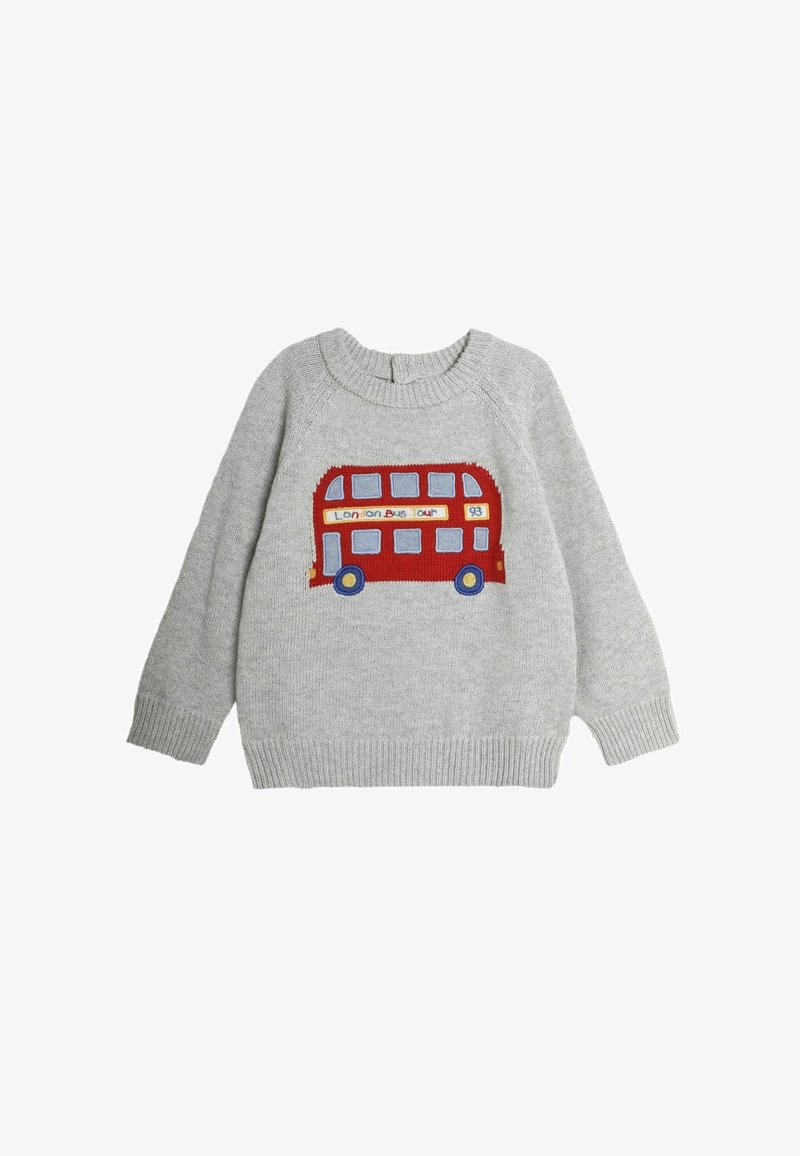 JoJo Maman Bébé LONDON BUS - REGULAR FIT - Pulover - marl grey