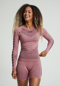 Hummel - FIRST SEAMLESS - Bluză de corp - dusty rose Imagine miniatură 1