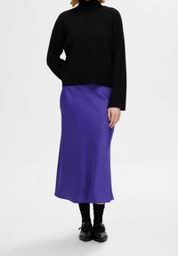 Selected Femme A-linjainen hame - purple