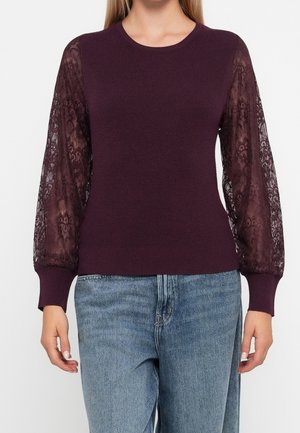 ONLY, Pullover - bordeaux