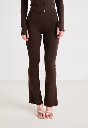 SOFT FLARE TROUSERS - Pantalon classique - java
