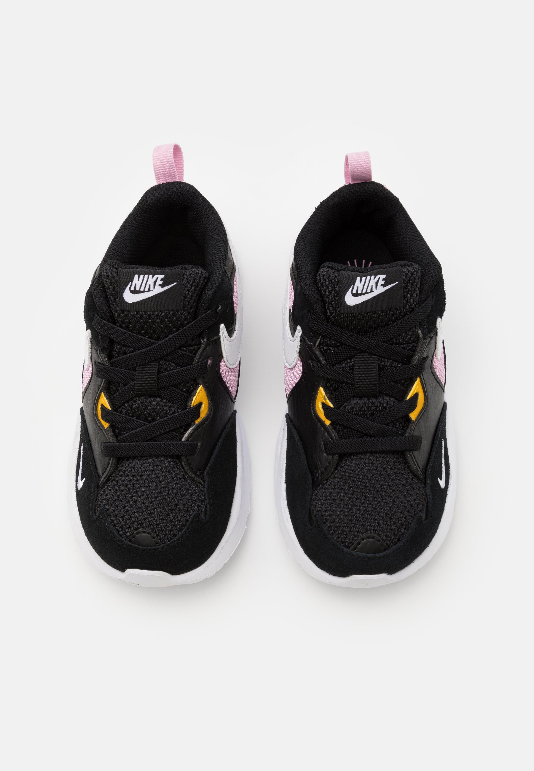 Nike Sportswear AIR MAX FUSION - Sneakers laag - black/white/light arctic  pink/dark sulfur/Zwart - Zalando.nl