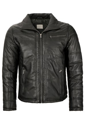 bugatti Lederjacke - schwarz