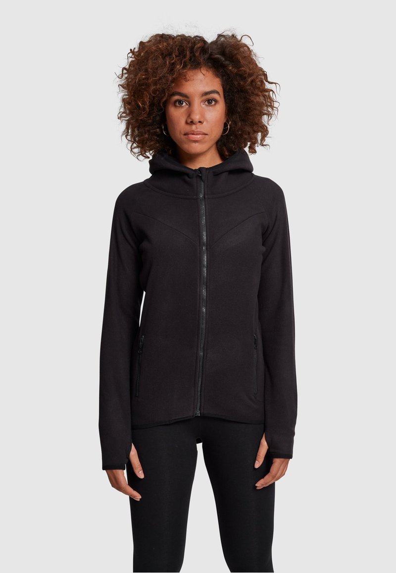Dames Hoodie Urban Classic polar fleece zip