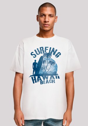 HAWAII SURF BEACH SUMMER - Print T-shirt - weiß