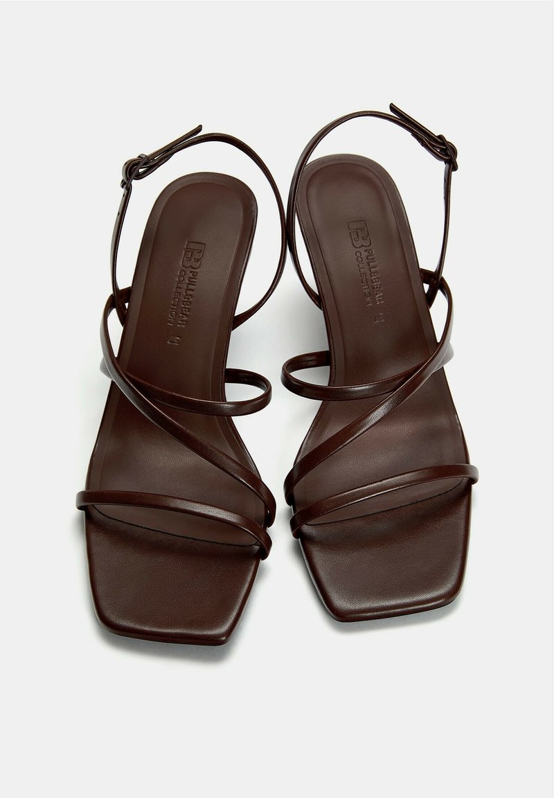 Sandales Pull & Bear Noires à Talons - Pointure 6 UK Femmes, Occasion