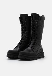 MJUS Botas de atacadores - nero
