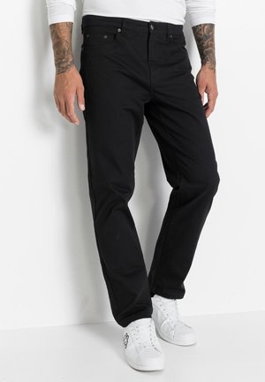 CLASSIC STRETCH STRAIGHT FIT - Pantalon classique - black