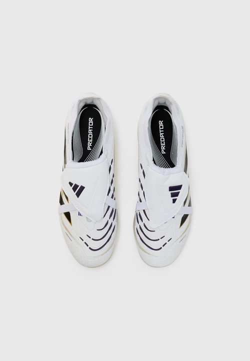 adidas Predator Elite Fold-Over Tongue FG Cloud White Core Black Gold Metallic (GS) — foto 4