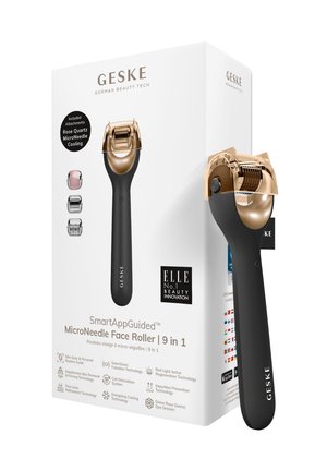 MICRONEEDLE FACE ROLLER | 9 IN 1 | SMARTAPPGUIDED - Skincare tool - gray