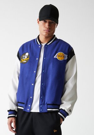 NBA LOS ANGELES LAKERS FLORAL VARSITY JACKET - Vereinsmannschaften - dark blue