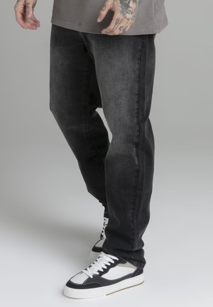 Straight leg jeans - black