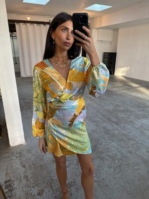 Never Fully Dressed SKY MINI VIENNA DRESS - Cocktailkjole - blue