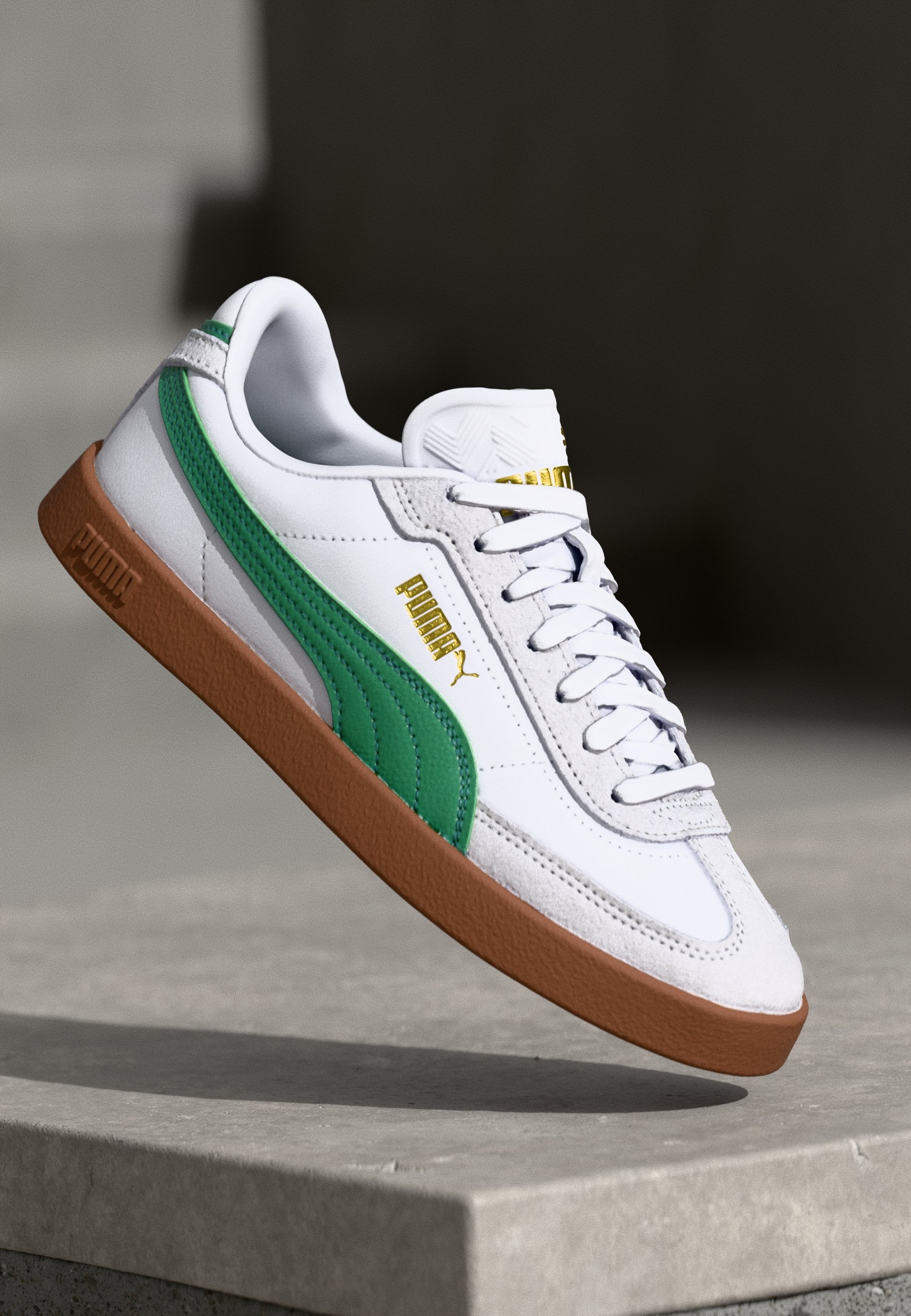green white trainers