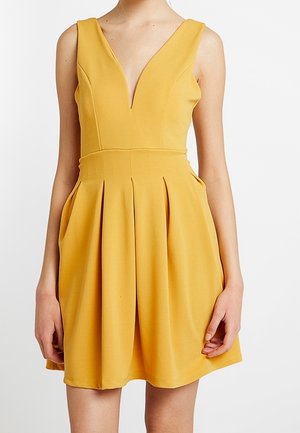 Jerseykjole - mustard yellow