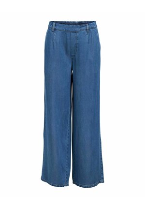 Object Auduma bikses - medium blue denim