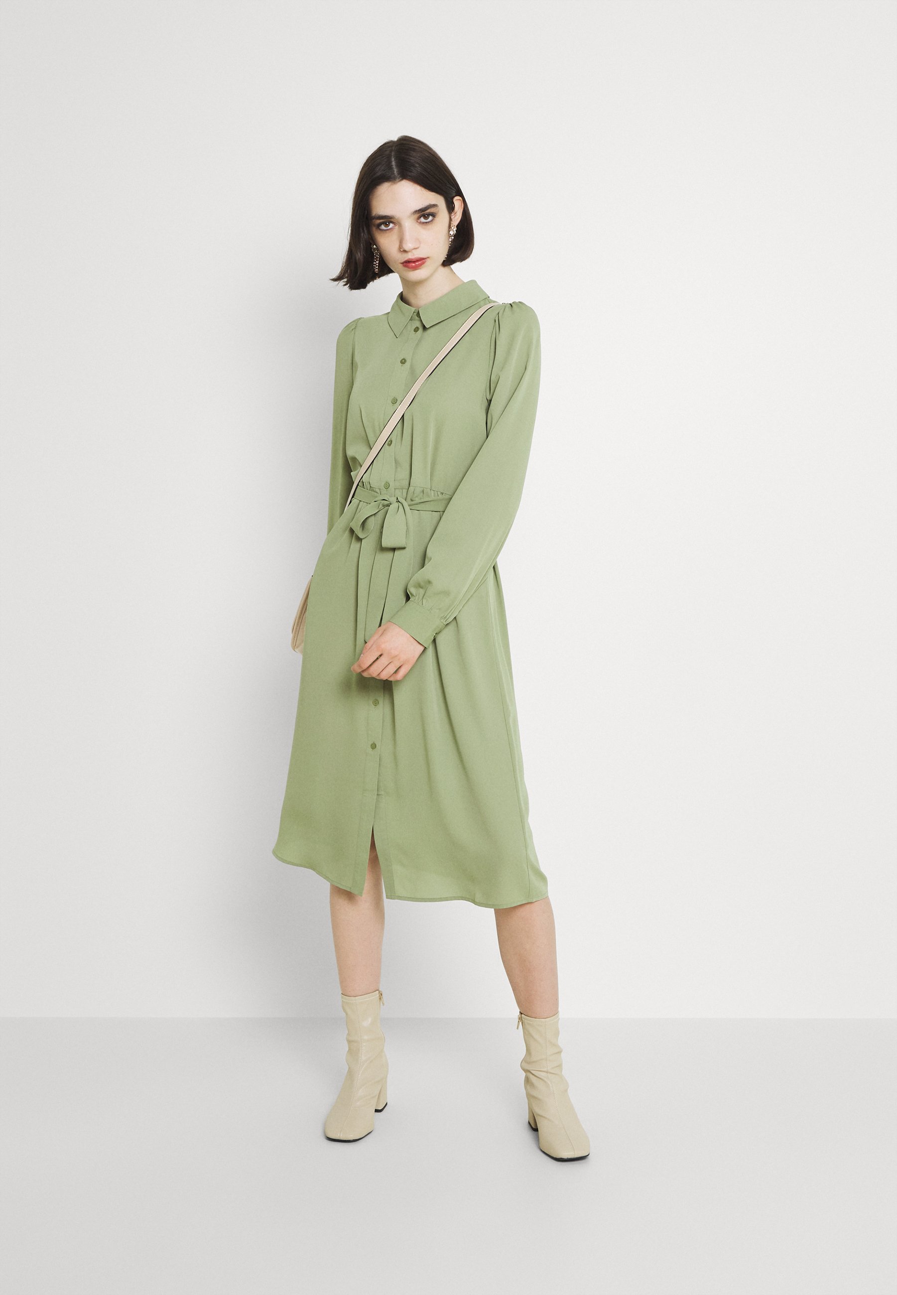 Damen VMVEGA CALF SHIRT DRESS - Blusenkleid Damen VMVEGA CALF SHIRT DRESS - Blusenkleid