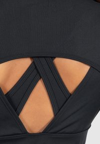 Smilodox CROP FASTLANE - Langarmshirt - schwarz