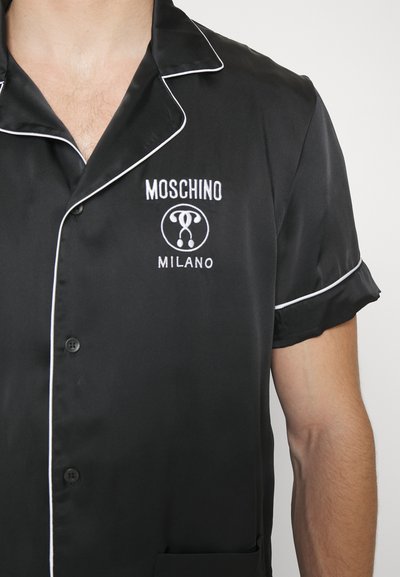 Moschino Underwear SHORT BUTTON UP PAJAMAS - Pizsamák - black