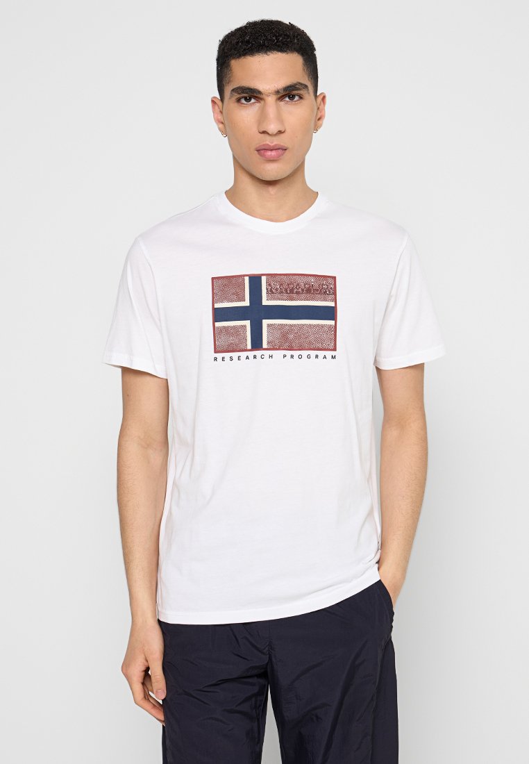 Napapijri T-shirt print wit
