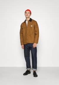 Carhartt WIP MICHIGAN COAT DEARBORN - Casaco leve - hamilton brown/tobacco rigid