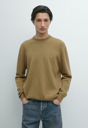CREW NECK SWEATER - Strickpullover - olive