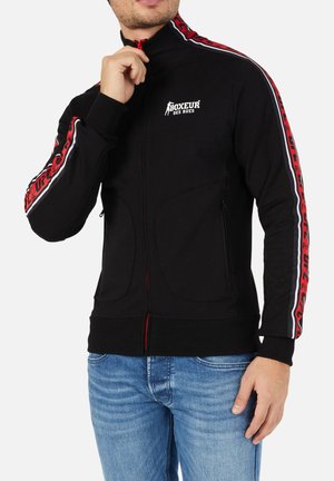 Zip-up sweatshirt - black