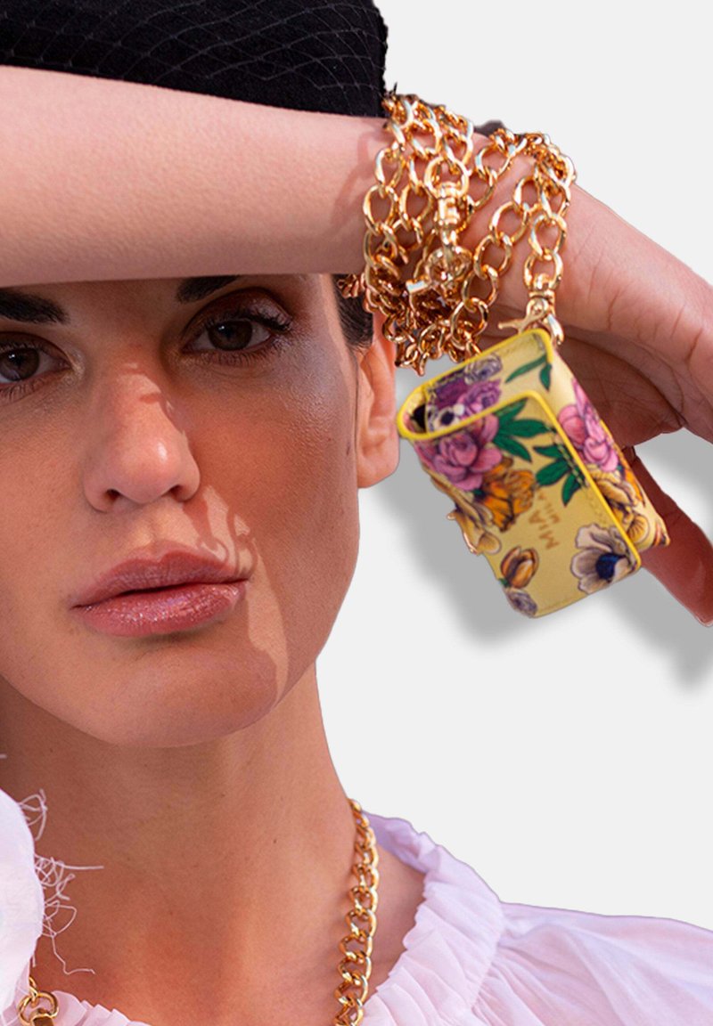 MiA MiN Milano AIRPODS-CASE FIORE STRAVAGANZA - Autres accessoires - gelb rosa grün