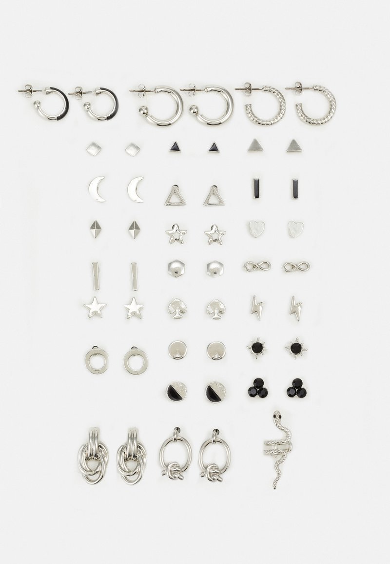 Even&Odd 26 PACK - Earrings - silver-coloured