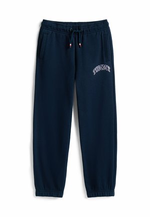 VARSITY LOGO PRINT  - Pantalon classique - dark night navy