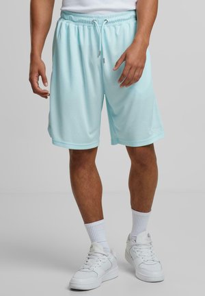 Karl Kani SIGNATURE TAPE - Tracksuit bottoms - lightaqua