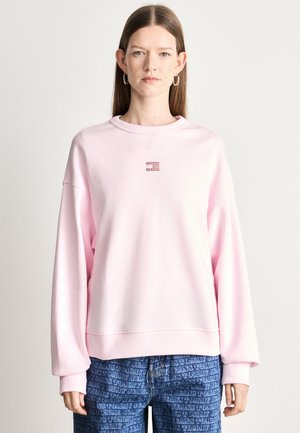 BADGE CREW - Ikdienas džemperis - light pink