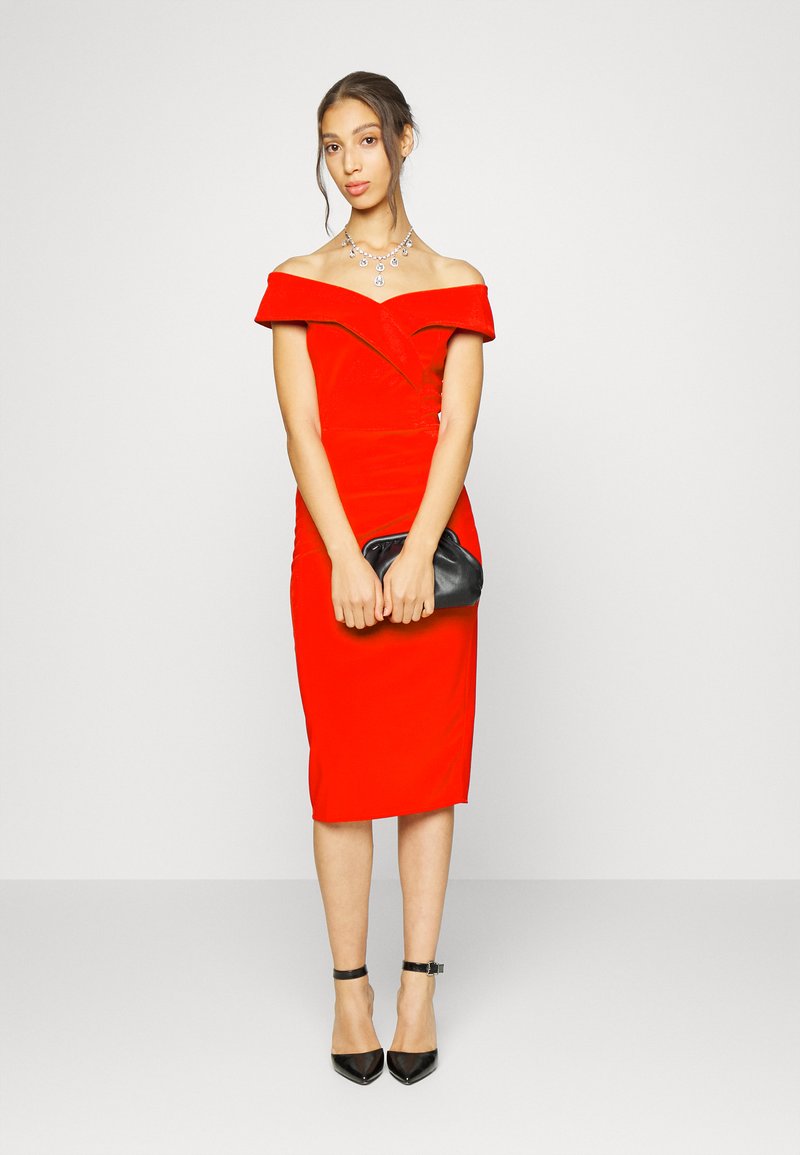 heerser zwaard Ass WAL G. ZARA MIDI DRESS - Cocktailjurk - red/rood - Zalando.nl