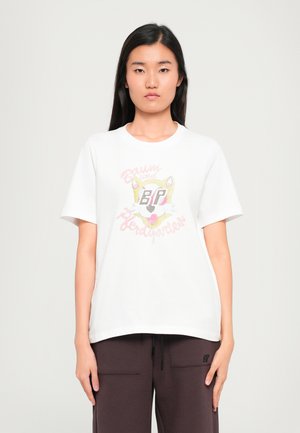 JAWO - T-shirt imprimé - white