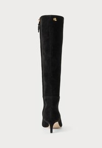 Lauren Ralph Lauren MCKAY SUEDE TALL BOOT HEEL - Boots - black