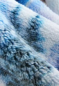 PRINTED BORG - Fleece trui - pink mountain scene