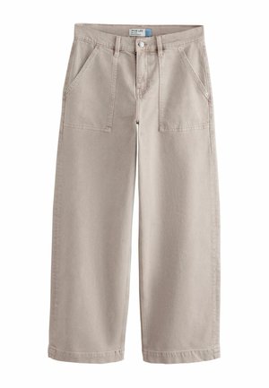 Next, TALL FIT - UTILITY WIDE LEG JEANS - Wide Leg - stone