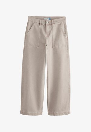 Next, TALL FIT - UTILITY WIDE LEG JEANS - Wide Leg - stone